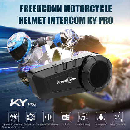 FreedConn KY Pro – Premium Bluetooth Motorcycle Headset