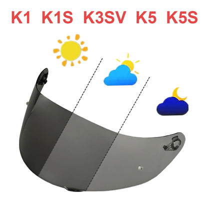 Replacement Visor Lens for AGV K1, K1S, K3SV, K5, K5S & Compact ST Helmets