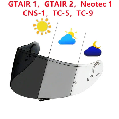Replacement Visor for SHOEI GT Air / Neotec / GT Air 2 – UV Protection & Anti-Scratch Shield