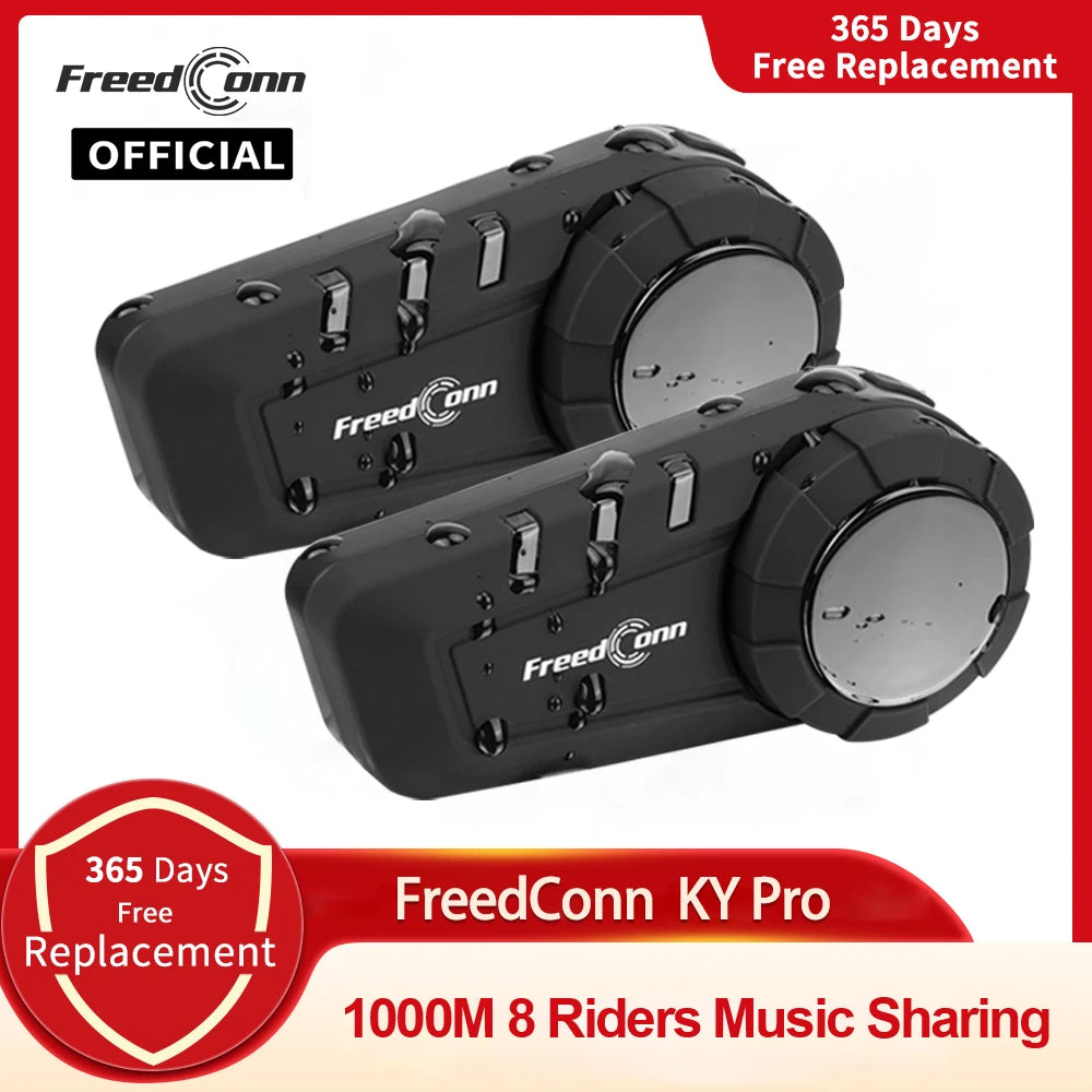 FreedConn KY Pro – Premium Bluetooth Motorcycle Headset