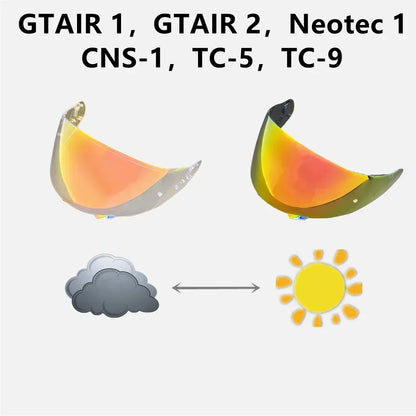 Replacement Visor for SHOEI GT Air / Neotec / GT Air 2 – UV Protection & Anti-Scratch Shield