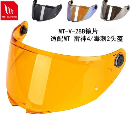 MT-V28B Clear Vision Replacement Visor – For MT Thunder 4 SV Helmet