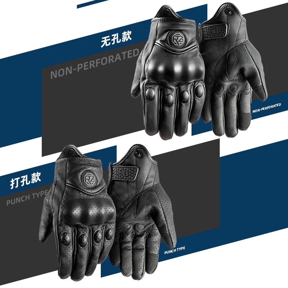 MotoGrip – Premium Goatskin Riding Gloves
