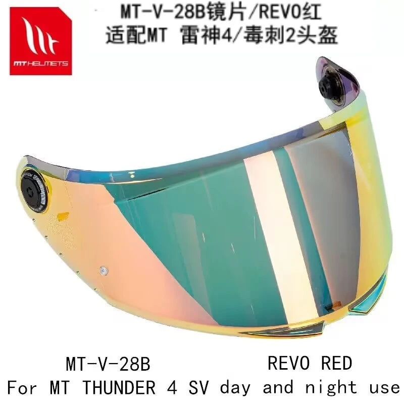 MT-V28B Clear Vision Replacement Visor – For MT Thunder 4 SV Helmet