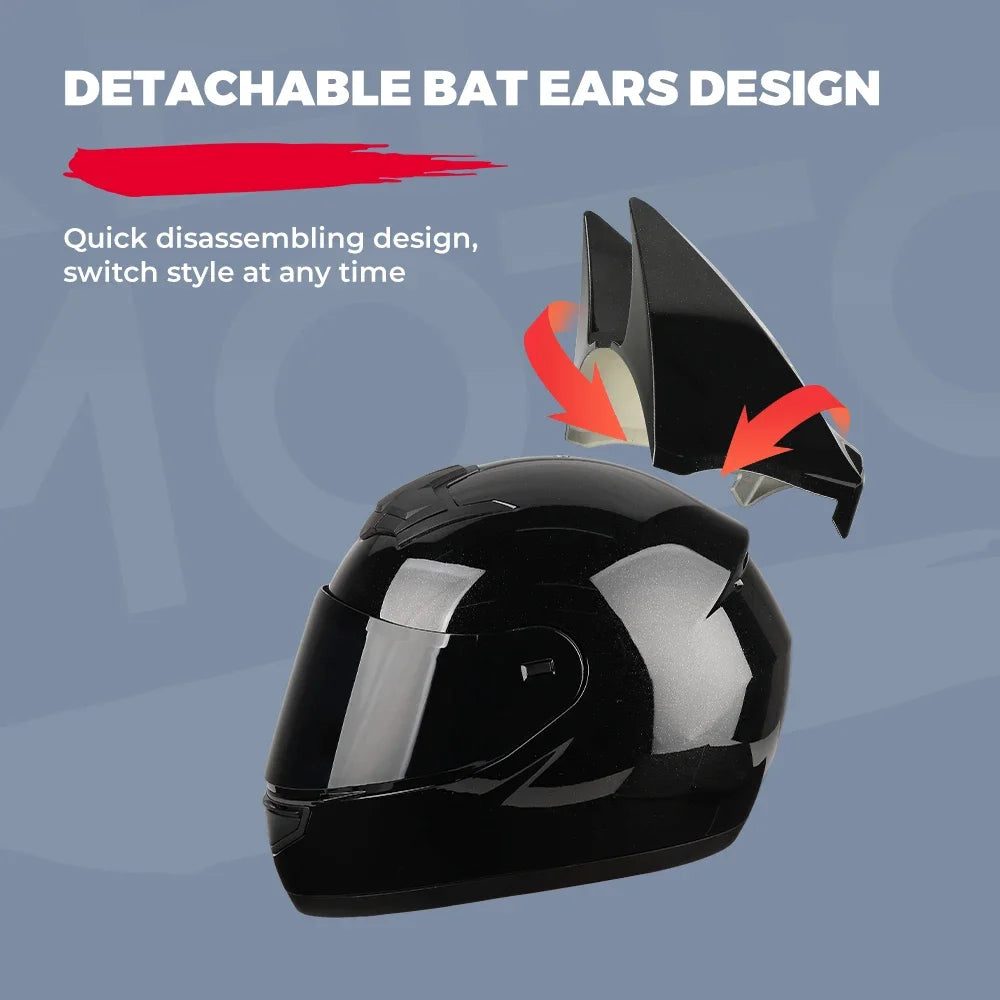 Dark Knight Ride – Batman-Inspired Full-Face Helmet