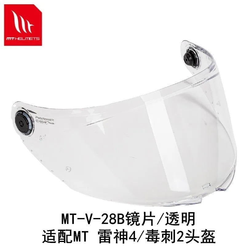 MT-V28B Clear Vision Replacement Visor – For MT Thunder 4 SV Helmet