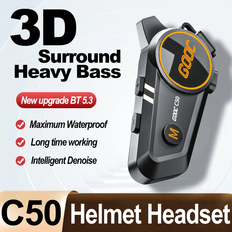 RideBeat – Waterproof Bluetooth Helmet Headset