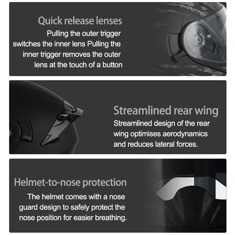 Titan Ride – Bold Muscular Modular Helmet