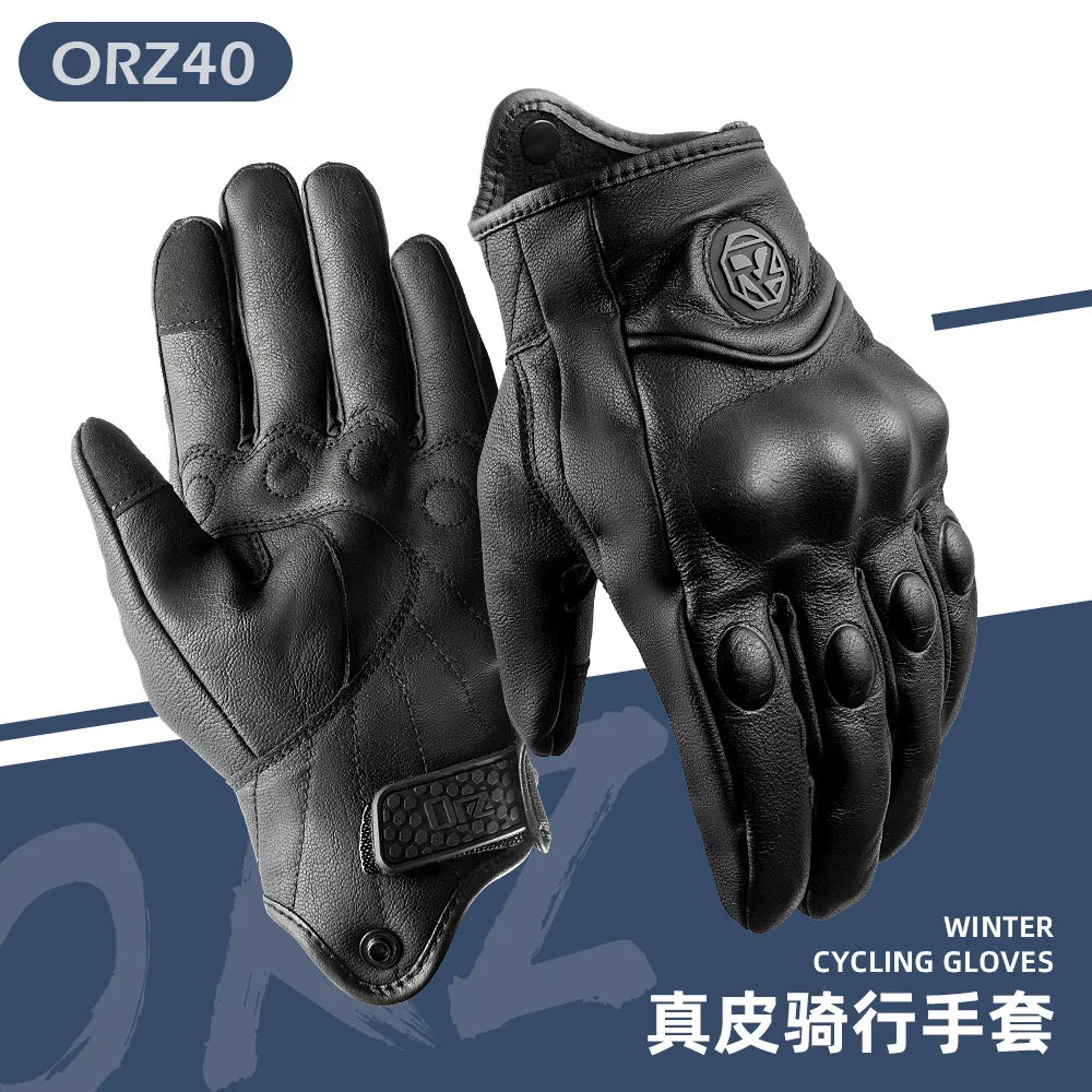 MotoGrip – Premium Goatskin Riding Gloves