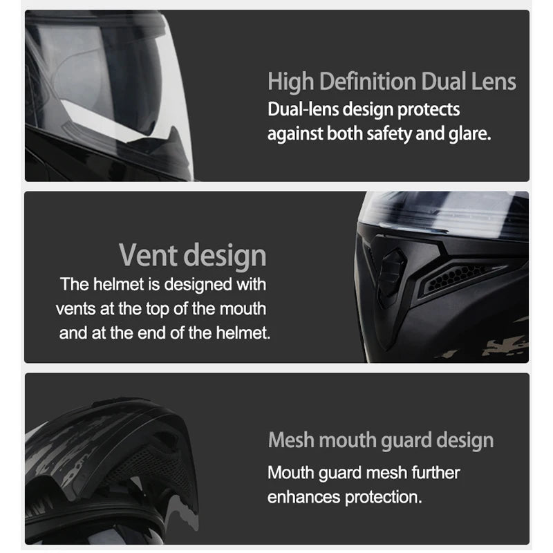 Titan Ride – Bold Muscular Modular Helmet
